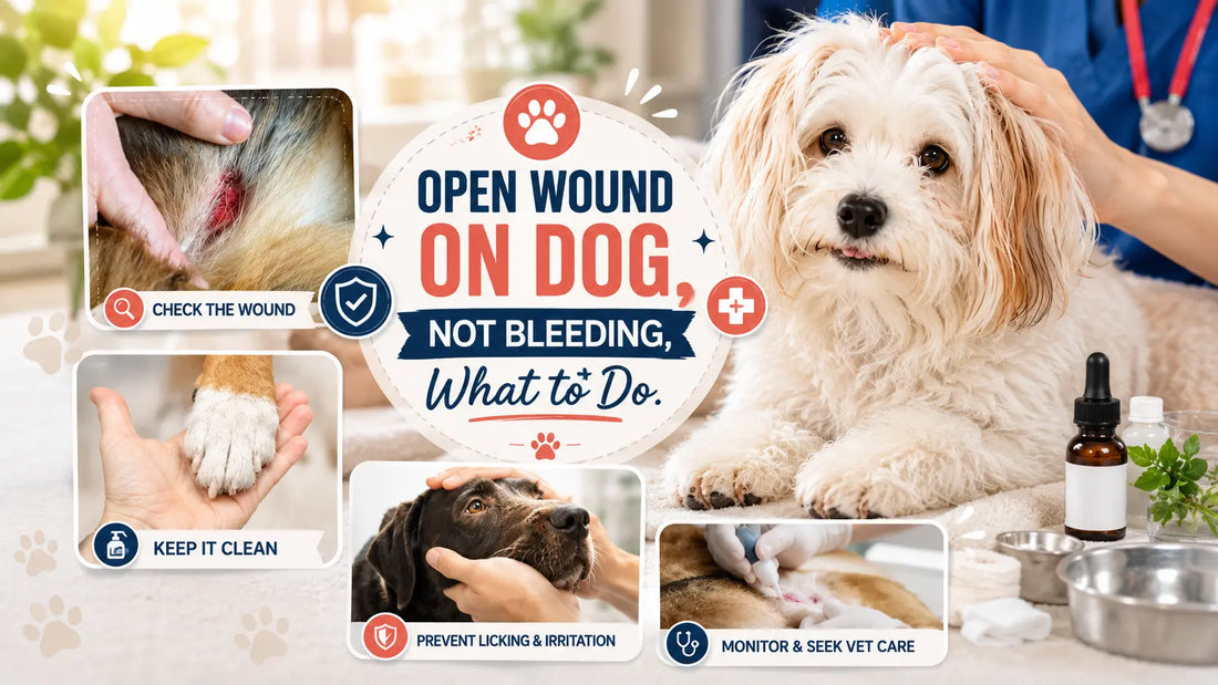 Open Wound on Dog Not Bleeding: What to Do