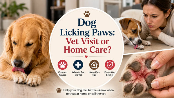 Dog Licking Paws: Vet Visit or Home Care?