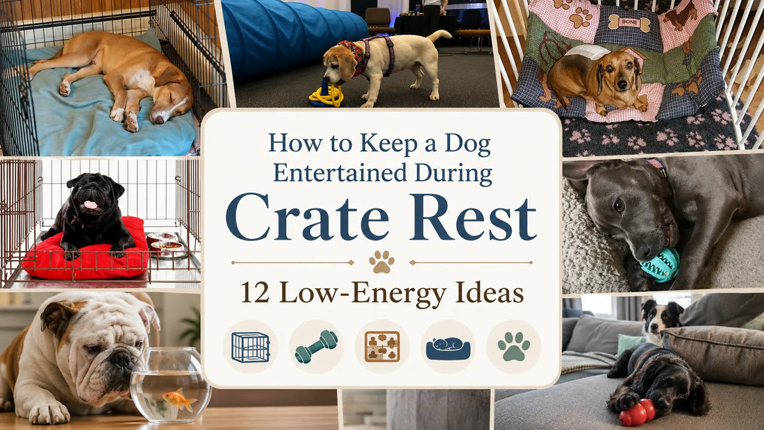 How to Keep a Dog Entertained During Crate Rest: 12 Low-Energy Ideas