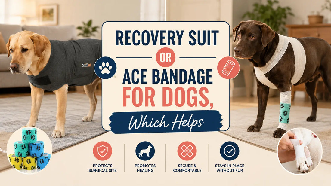 Recovery Suit or Ace Bandage for Dogs: Which Helps?