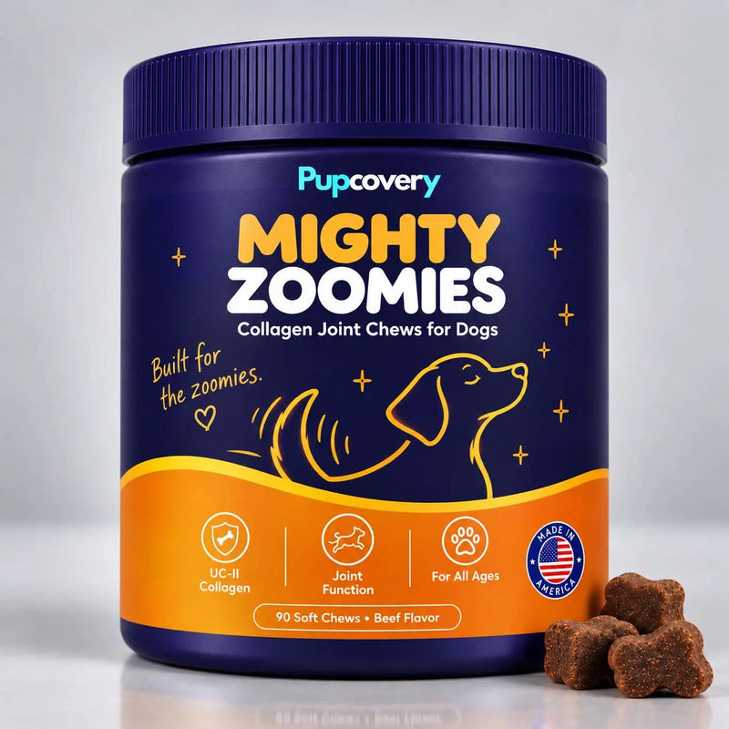 Mighty Zoomies collagen joint chews for dogs